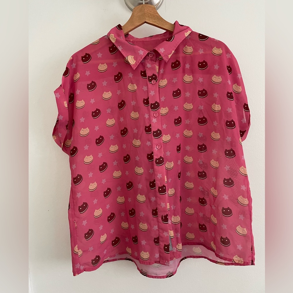Steven Universe Cookie Cat blouse